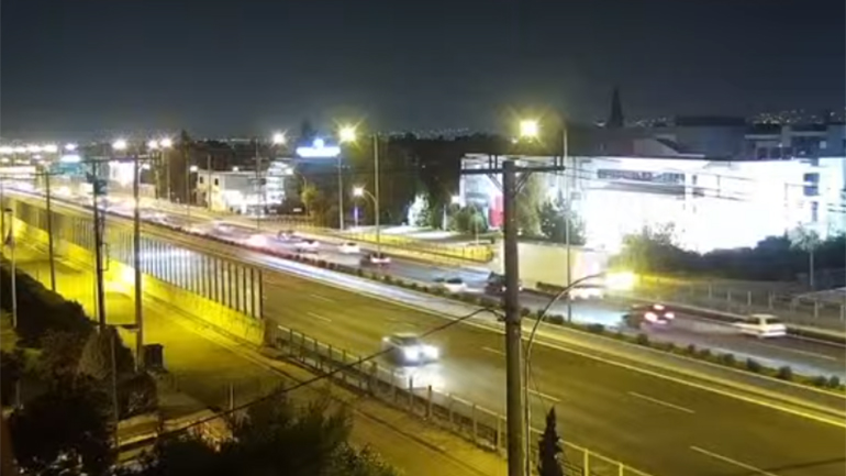 Μποτιλιάρισμα στην Εθνική Οδό Αθήνων – Λαμίας στο ρεύμα προς Πειραιά