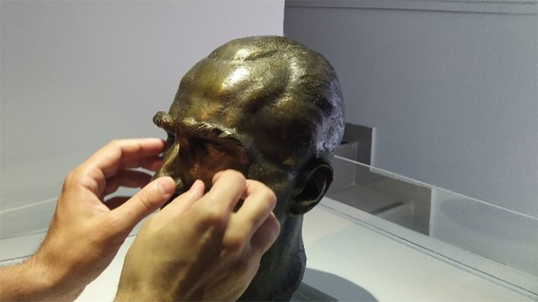 Έργο προσβασιμότητας για άτομα με οπτική αναπηρία στο Μουσείο Καζαντζάκη