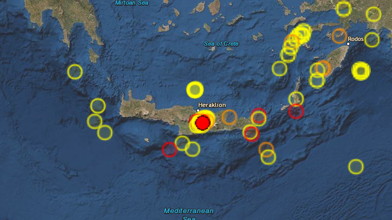 Σεισμός 3.5 Ρίχτερ στο Αρκαλοχώρι