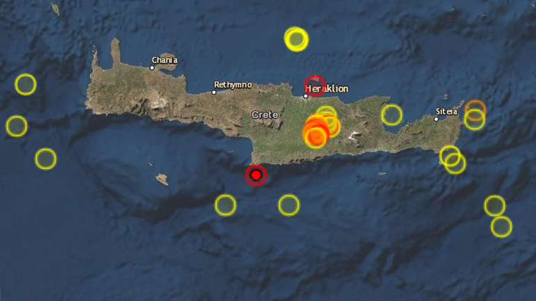 Σεισμός 3,6 Ρίχτερ στην Κρήτη
