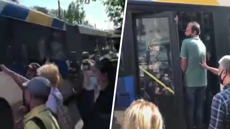 «Η χαρά του Covid» στα μέσα μεταφοράς – Δείτε το βίντεο