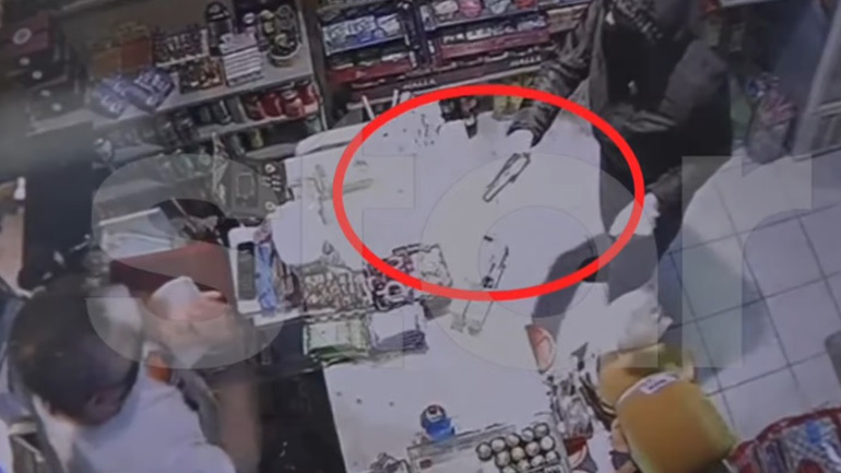 Θεσσαλονίκη: Bίντεο-ντοκουμέντο από τη φονική ληστεία στο ψιλικατζίδικο – Η μάχη του δράστη με το θύμα