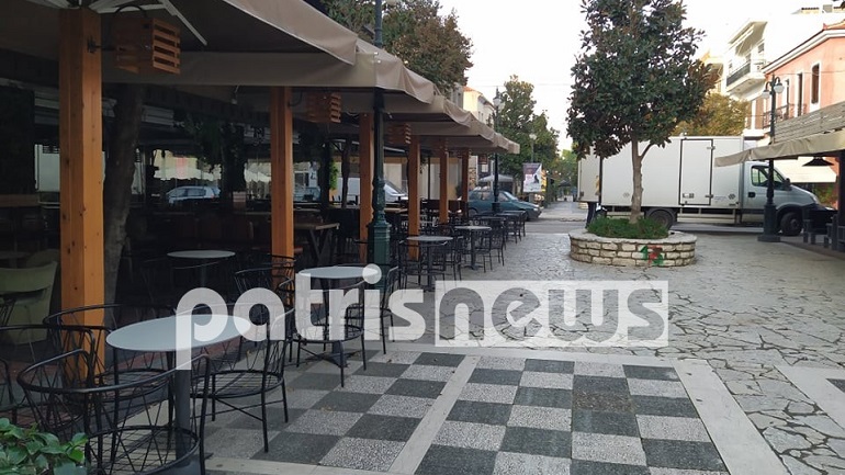 Αμαλιάδα: Έκλεισαν τα καταστήματα εστίασης λόγω της επίσκεψης Μητσοτάκη
