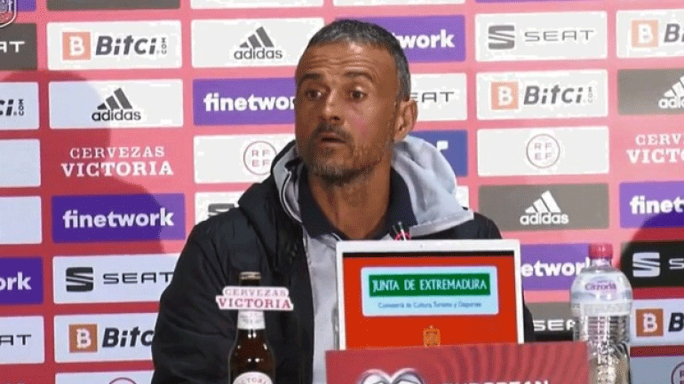 Λουίς Ενρίκε: «Με κίνητρο η Ελλάδα, δύσκολο ματς, είμαι όμως σίγουρος και ήρεμος»