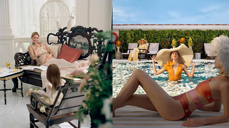 Η Μαρία Ολυμπία πρωταγωνιστεί σε καμπάνια luxury ξενοδοχείων, με τη νέα γενιά γαλαζοαίματων