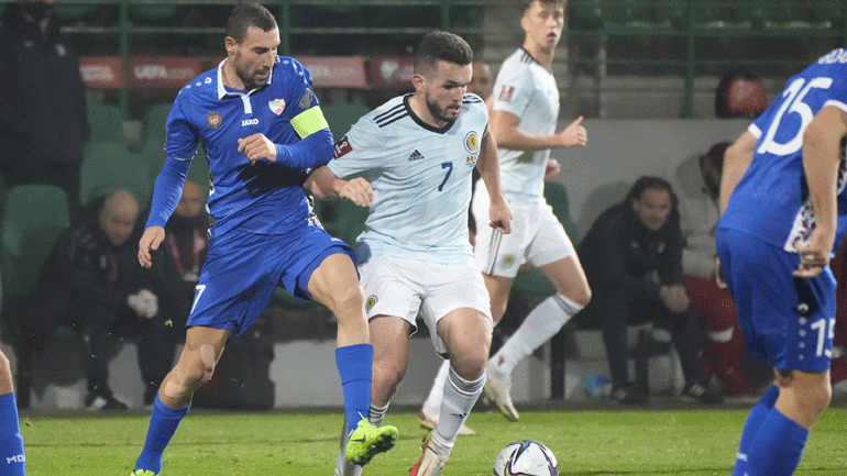 «Σφράγισε» την 2η θέση και τα μπαράζ η Σκωτία, 2-0 την Μολδαβία