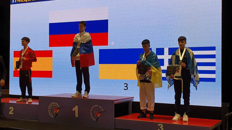 Ταεκβοντό: «Χάλκινος» πρωταθλητής Ευρώπης στους έφηβους ο Αλέξανδρος Μπαρκόφ