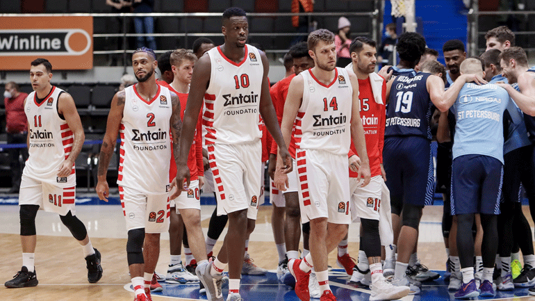 Ήττα για τον Ολυμπιακό στη Ρωσία, 84-78 η Ζενίτ