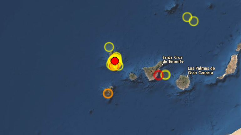 Σεισμός 5.1 Ρίχτερ στα Κανάρια Νησιά