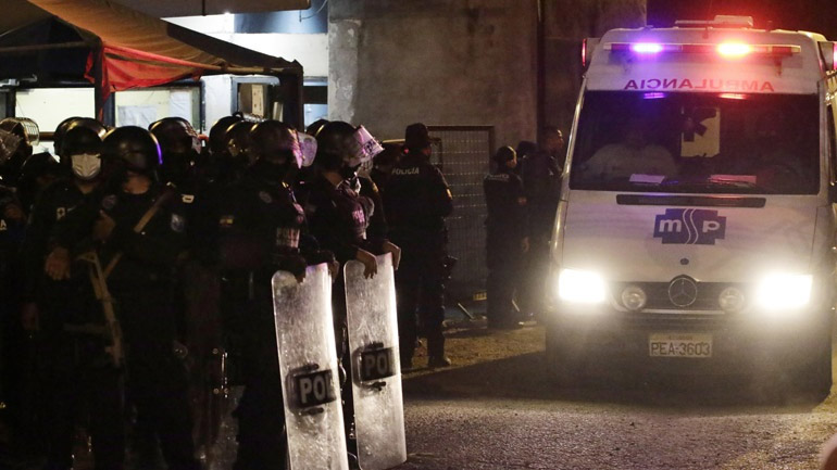 Ισημερινός: Νέες συγκρούσεις στη φυλακή της Γουαγιακίλ – Τουλάχιστον 68 νεκροί Ισημερινός: Νέες συγκρούσεις στη φυλακή της Γουαγιακίλ – Τουλάχιστον 68 νεκροί