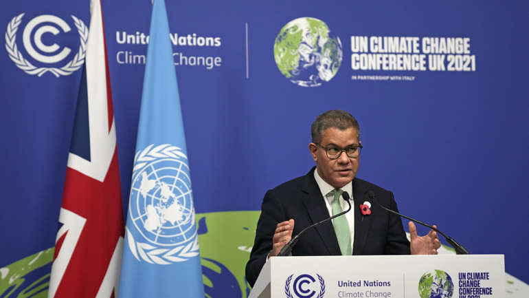 COP26: Ο πρόεδρος της διάσκεψης του ΟΗΕ για το κλίμα εύχεται να είχε διατηρηθεί η αρχική διατύπωση για τον άνθρακα