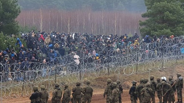 Περίπου 50 μετανάστες εισήλθαν στην Πολωνία από τα σύνορα με τη Λευκορωσία