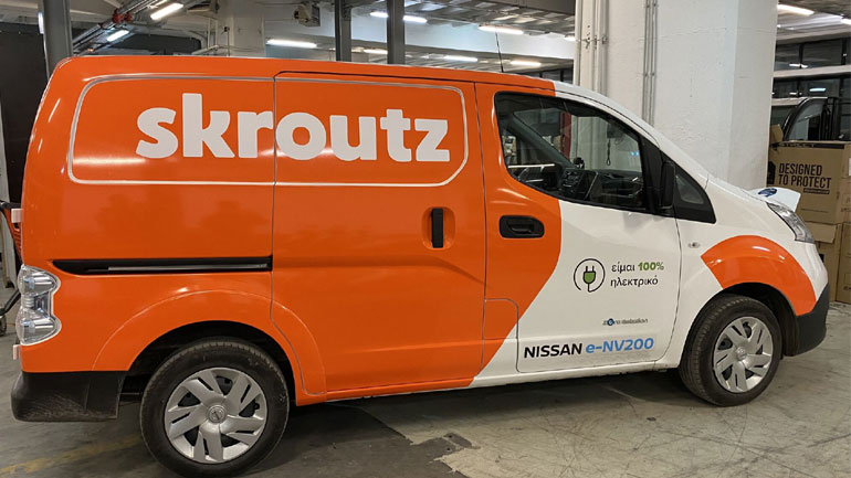 Με 10 ηλεκτρικά Nissan εξοπλίζεται η Skroutz