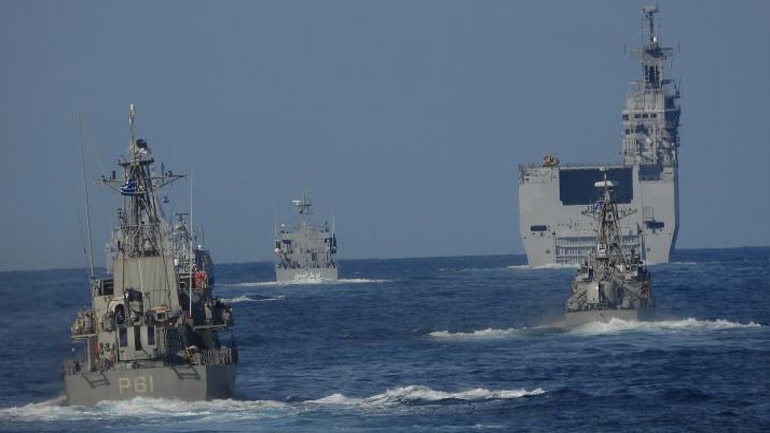 Εντυπωσιακές εικόνες από την κοινή άσκηση Ελλάδας – Κύπρου – Αιγύπτου