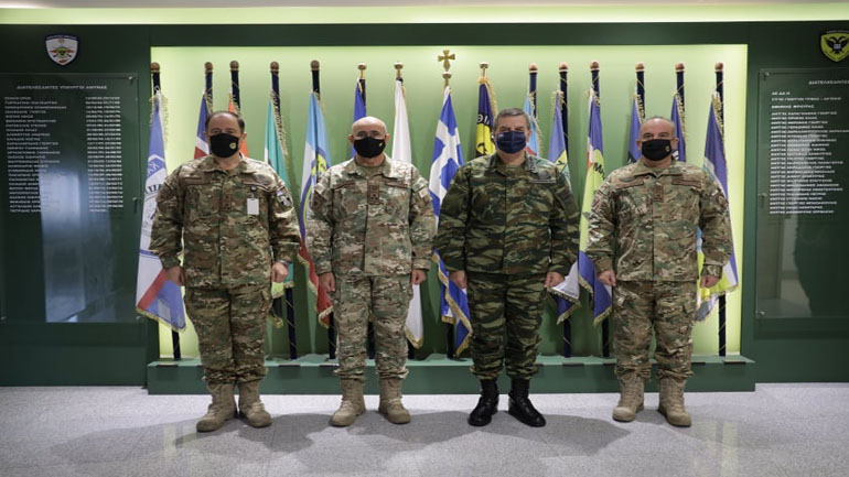 Ολοκληρώθηκε η διήμερη επίσκεψη του αρχηγού ΓΕΣ στην Κύπρο