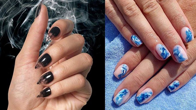 Το smoky nail art ήρθε για να αναβαθμίσει το beauty look σας