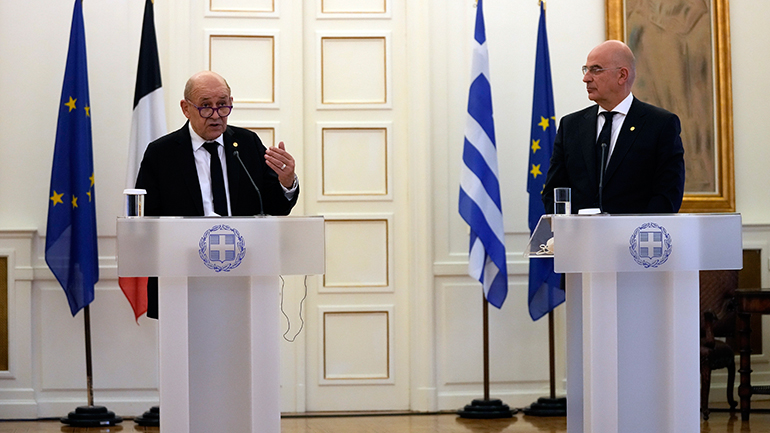 Ζαν-Ιβ Λε Ντριάν: Η Ελλάδα χώρα-κλειδί για την άμυνα και την πραγμάτωση της εδαφικής ευρωπαϊκής κυριαρχίας