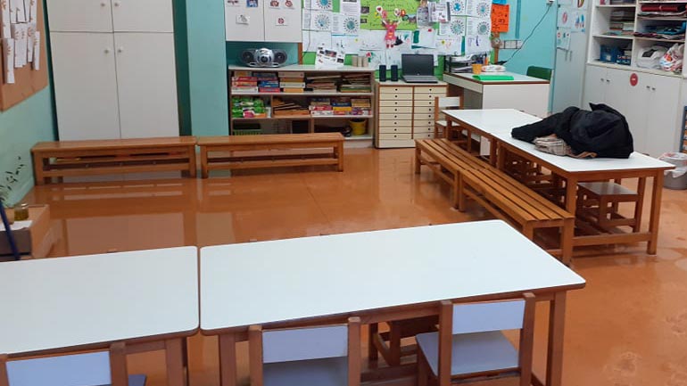 Πλημμύρισε πάλι… το 3ο Νηπιαγωγείο Καλλιθέας
