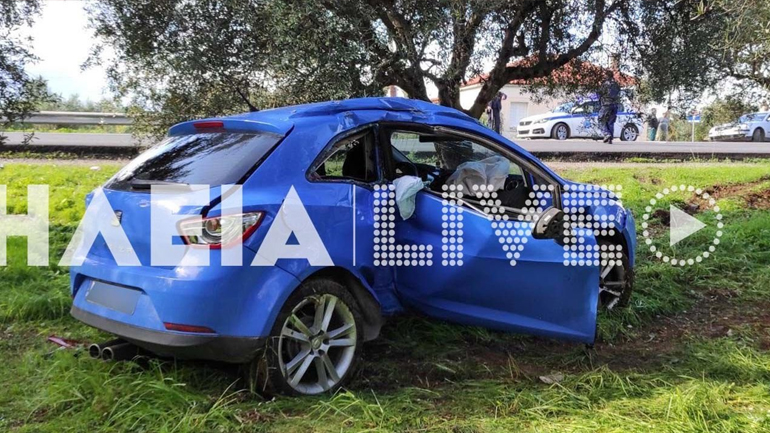 Δύο τραυματίες σε εκτροπή οχήματος στην Εθνική Οδό Πύργου – Κυπαρισσίας Δύο τραυματίες σε εκτροπή οχήματος στην Εθνική Οδό Πύργου – Κυπαρισσίας