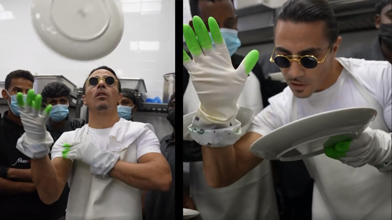 Πλύνε τα πιάτα όπως ο Salt Bae 