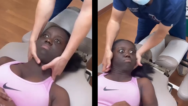 Στιγμές χαλάρωσης στα χέρια ενός χειροπράκτη