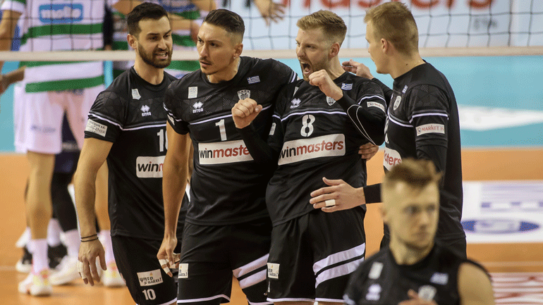 Volley League: Ο ΠΑΟΚ έβαλε τέλος στο αήττητο του Παναθηναϊκού με 3-0 σετ