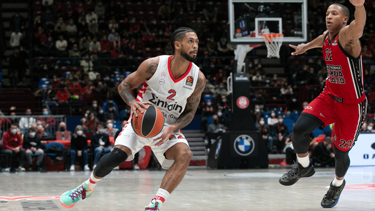 Τεράστια νίκη για τον Ολυμπιακό, 93-72 την Αρμάνι στο Μιλάνο