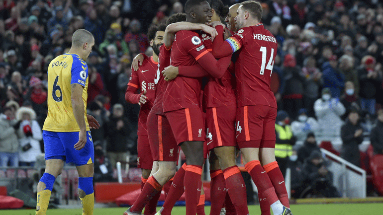 Άνετα η Λίβερπουλ, 4-0 τη Σαουθάμπτον