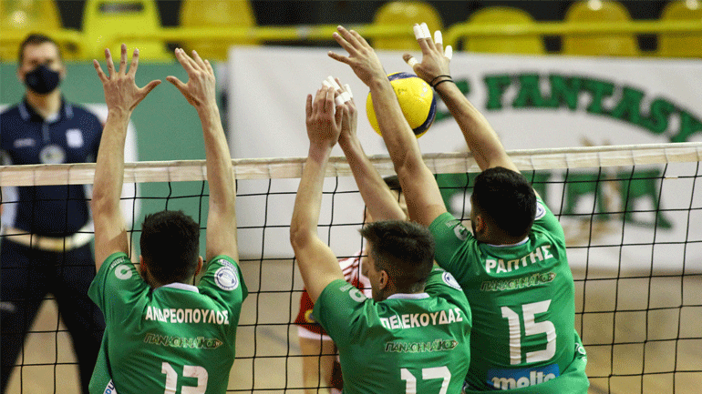 Bόλεϊ: Βήμα πρόκρισης στο Ισραήλ για τον Παναθηναϊκό, νίκησε 3-2 σετ την Μακάμπι