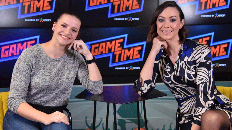 Η μπασκετμπολίστρια του Παναθηναϊκού Αγγελική Βιντσιλαίου στο ΟΠΑΠ GAME TIME ΜΠΑΣΚΕΤ για την Euroleague