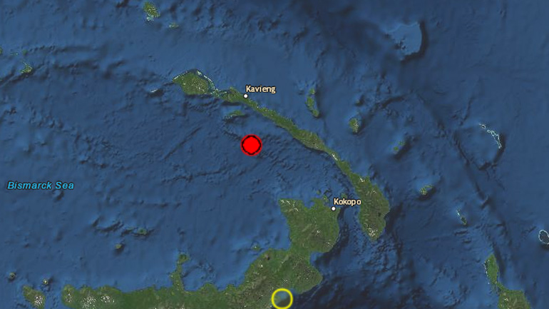 Σεισμός 6 Ρίχτερ στη Νέα Ιρλανδία