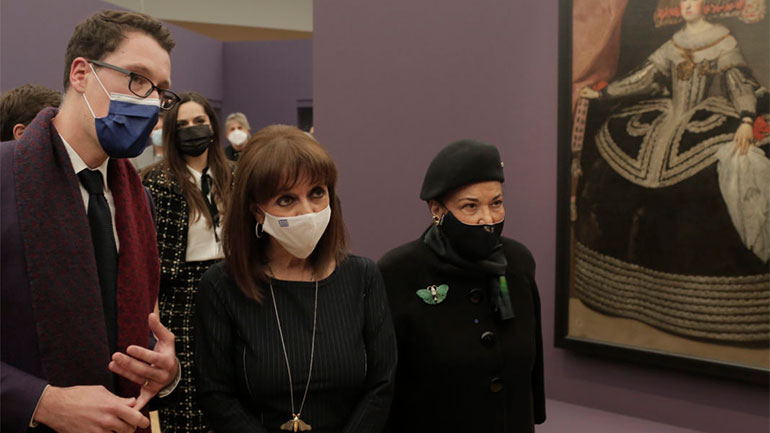 Η Κ. Σακελλαροπούλου εγκαινίασε στην Εθνική Πινακοθήκη την έκθεση «Η τέχνη του πορτρέτου στις συλλογές του Λούβρου»