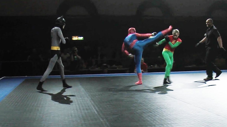 Batman και Robin εναντίον Spiderman 