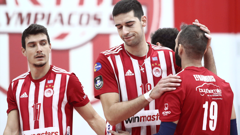 Bόλεϊ: Ήττα με 3-0 σετ για τον Ολυμπιακό από τη Μονπελιέ