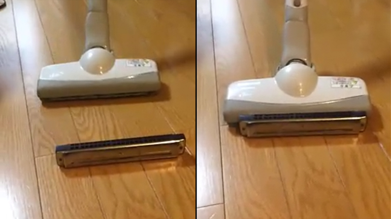 H ηλεκτρική σκούπα και η φυσαρμόνικα