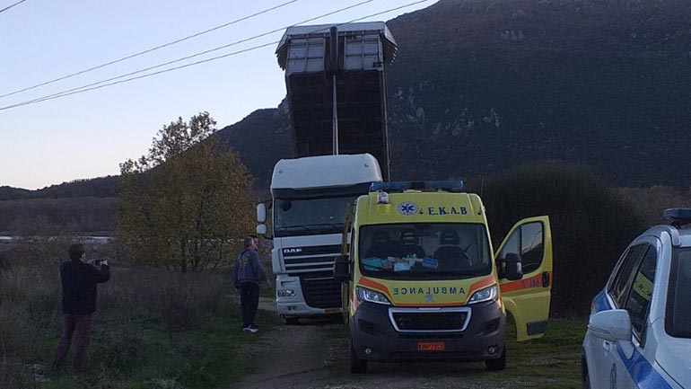 Καλαμπάκα: Οδηγός φορτηγού έχασε τη ζωή του από ηλεκτροπληξία