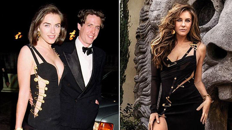 H Εlizabeth Hurley ξαναφόρεσε το εμβληματικό Versace φόρεμα 27 χρόνια μετά