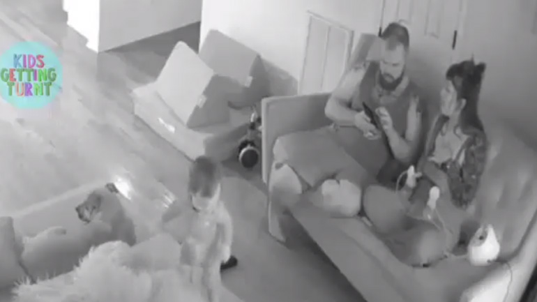 Μπαμπάς με γρήγορα αντανακλαστικά