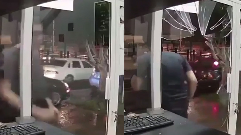 Ποιος καθάρισε τόσο καλά την πόρτα;