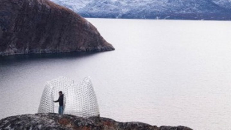 Η εγκατάσταση του Konstantin Ikonomidis στη Γροιλανδία