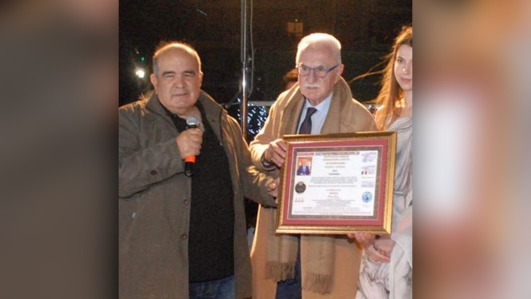 Γιώργος Τσούκαλης: Βραβεύτηκε στο Μεξικό για τη δράση του κατά της αρχαιοκαπηλίας