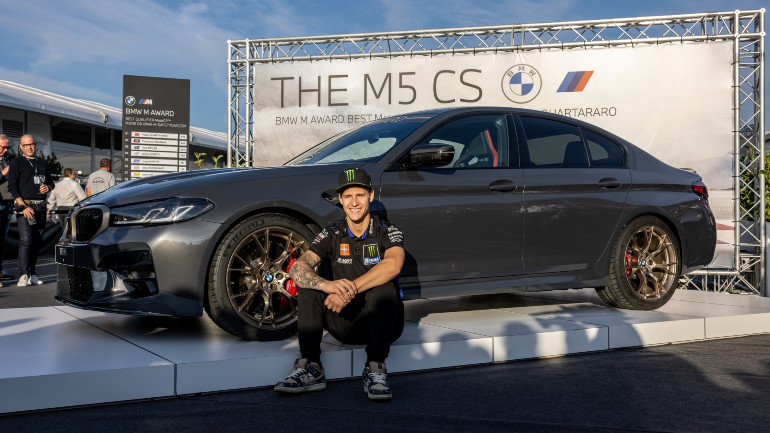 Ο Quartararo ήδη έχει στην κατοχή του δύο BMW, μια M2 από το 2020 και μια M5 από το 2021.