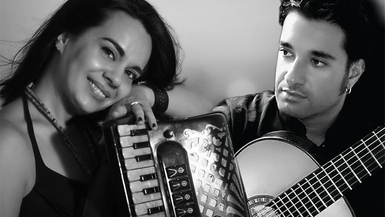 Η Ζωή Τηγανούρια και ο Μιχάλης Σουρβίνος στη μουσική σκηνή Σφίγγα