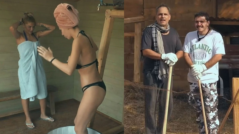 Φάρμα: Αγγελική Ηλιάδη και Σάσα Μπάστα έκαναν το πρώτο τους μπάνιο – Τα σχόλια των Γαρδέλη και Κουτσαβάκη Φάρμα: Αγγελική Ηλιάδη και Σάσα Μπάστα έκαναν το πρώτο τους μπάνιο – Τα σχόλια των Γαρδέλη και Κουτσαβάκη