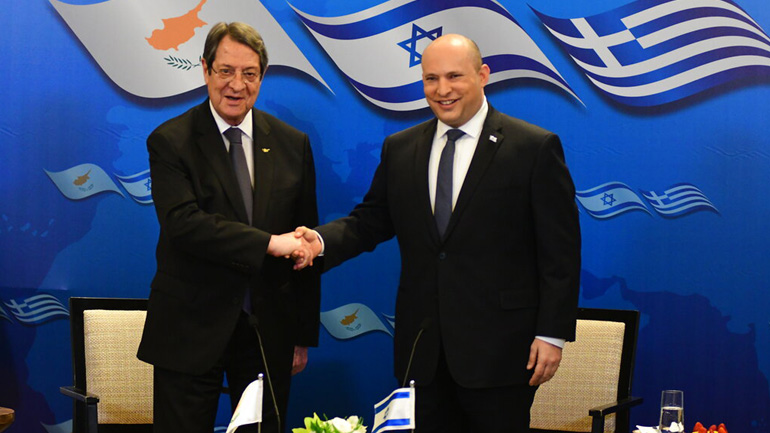 Αναστασιάδης: Γεωστρατηγική και με τεράστιες προοπτικές η συνεργασία Κύπρου-Ισραήλ