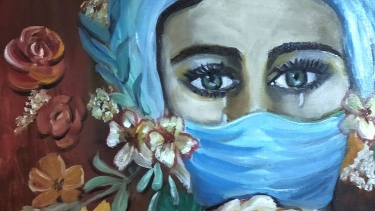 Ο Σύλλογος Τεχνών «Οι Ανθεμούσες» δώρισε στο νοσοκομείο Χαλκιδικής 16 πίνακες με θέμα τη μάχη κατά της πανδημίας