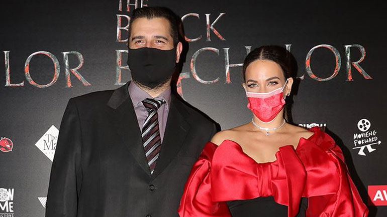 Κατερίνα Στικούδη: Λαμπερή εμφάνιση στο πλευρό του Βαγγέλη Σερίφη λίγο μετά τον ερχομό του παιδιού τους