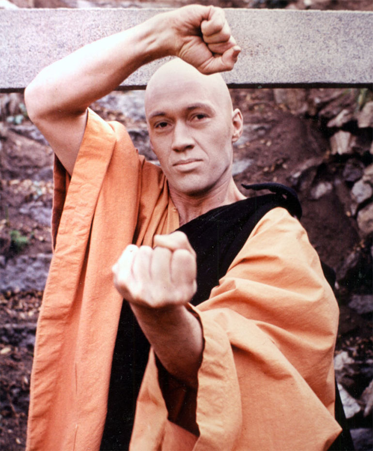 Ο Ντ. Καραντάιν ως σαολίν μοναχός στο «Kung Fu»