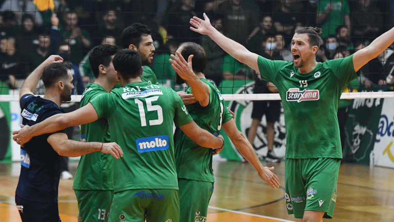 Βόλεϊ Ανδρών: Στους «16» του Challenge Cup ο Παναθηναϊκός, 3-1 τη Μακάμπι Τελ Αβίβ