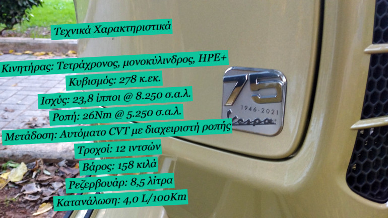 Βασικά τεχνικά χαρακτηριστικά.